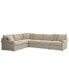 Фото #1 товара Wrenley 137" 5-Pc. Fabric L-Shape Modular Sectional Sofa, Created for Macy's