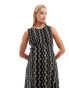 Nobody's Child Maternity devi sleeveless dress in geo print