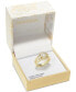 ფოტო #3 პროდუქტის Gold-Tone Crystal Three-Row Band Ring, Created for Macy's