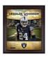 Фото #1 товара Charles Woodson Las Vegas Raiders Framed 15" x 17" Hall of Fame Career Profile Collage