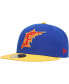 Фото #3 товара Men's Royal, Yellow Distressed Florida Marlins Cooperstown Collection Empire 59FIFTY Fitted Hat