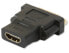 Techly IADAP-HDMI-644 - DVI-D - HDMI - Black