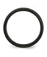 Фото #3 товара Stainless Steel Brushed Black IP-plated 7mm Band Ring