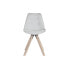 Фото #4 товара Обеденный стул DKD Home Decor полиэстер Светло-серый Дуб (48 x 44 x 84 cm)