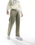 Abercrombie & Fitch baggy heavyweight sweatpant in olive green