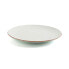 Flat plate Ariane Terra Ceramic Beige (Ø 27 cm) (6 Units)