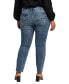 Фото #2 товара Plus Size Suki Mid Rise Straight Leg Jeans