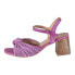 Diba True Tide Pool Block Heels Womens Purple Casual Sandals 68927-500