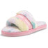 Фото #2 товара Puma Fluff TieDye Bx Slide Womens Pink Casual Sandals 38752001