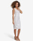 ფოტო #3 პროდუქტის Women's Sequined Mesh Cowlneck Ruched Dress