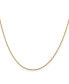 Фото #1 товара Diamond2Deal 18k Yellow Gold 24" Diamond-cut Spiga Chain Necklace