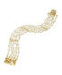 ფოტო #1 პროდუქტის Women's Imitation Pearl Five Row Bracelet
