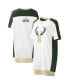 Фото #1 товара Платье женское G-III 4Her by Carl Banks белое Milwaukee Bucks "Free Throw T-shirt Dress"