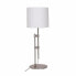 Desk lamp DKD Home Decor Silver Metal White Modern (23 x 23 x 64 cm)