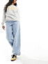 Dickies herndon wide leg jeans in light blue