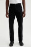 Фото #1 товара Diago Comfort Fit Yüksek Bel Boru Paça Siyah Jean Pantolon