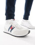 Tommy Jeans casual essential trainers in white weiß, 46 - фото #1