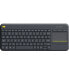 Фото #2 товара Logitech Wireless Touch Keyboard K400 Plus - Mini - Wireless - RF Wireless - QWERTZ - Black