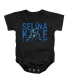 ფოტო #1 პროდუქტის Baby Girls The Baby Selina Kyle Motorcycle Snapsuit