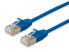 Фото #4 товара Equip Cat.6A F/FTP Slim Patch Cable - 1m - Blue - 1 m - Cat6a - F/FTP (FFTP) - RJ-45 - RJ-45