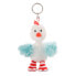 Фото #1 товара Сувенирный брелок или ключница для геймеров Игрушка NICI Hen Chicklinde Green Key Ring