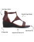 Фото #8 товара Women's Trayle Wedge Sandals