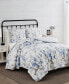 Kasumi Floral 3 Piece Duvet Cover Set, Full/Queen