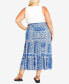 Фото #4 товара Plus Size Zoey Maxi Skirt