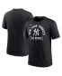 Фото #1 товара Men's Heather Black New York Yankees Swing Big Tri-Blend T-shirt