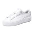 Puma Smash Platform V2 L C Lace Up Womens White Sneakers Casual Shoes 39400601