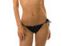 Rio De Sol 291705 Frufru Tie Side Brazilian Bikini Bottom Black Size MD