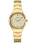 ფოტო #1 პროდუქტის Women's Essentials Gold-Tone Stainless Steel Bracelet Watch 30mm