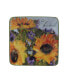 Фото #4 товара Sunflower Bouquet Set of 4 Canape Plates, 6"