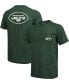 Фото #1 товара New York Jets Tri-Blend Pocket T-shirt - Heathered Green