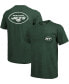 Фото #1 товара New York Jets Tri-Blend Pocket T-shirt - Heathered Green