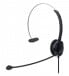 Manhattan Mono On-Ear Headset (USB) - Microphone Boom (padded) - Retail Box Packaging - Adjustable Headband - In-Line Volume Control - Ear Cushion - USB-A for both sound and mic use - cable 1.5m - Three Year Warranty - Headset - Head-band - Office/Call center - Bla