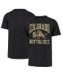 Фото #1 товара Men's Black Distressed Colorado Buffaloes Big Ups Buffaloes Franklin T-shirt