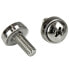 Фото #5 товара StarTech.com M5 Rack Screws and M5 Cage Nuts - 20 Pack - Screw - Silver - RoHS - 210 g - 20 pc(s) - 125 mm