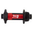 Фото #1 товара DT Swiss 240 Front Hub - 15 x 110mm, Center Lock, 28h, Black/Red