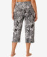 ფოტო #2 პროდუქტის Plus Size Yours to Love Capri Pajama Pants