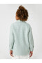 Фото #45 товара Куртка Koton Oversize Shirt Collar Long Sleeve Pocket Detail