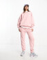 Фото #8 товара Pacsun script slogan crew neck sweater co-ord in silver pink