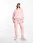 Pacsun script slogan crew neck sweater co-ord in silver pink