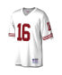 Фото #3 товара Men's Joe Montana White San Francisco 49ers Legacy Replica Jersey