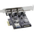 Фото #8 товара InLine 3+1ports USB 3.0 host controller - PCIe - with SATA power and LP bracket