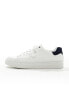 Barbour International Cram leather trainers in white