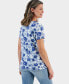 ფოტო #2 პროდუქტის Petite Wind Garden Scoop-Neck T-Shirt, Created for Macy's