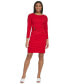 Фото #1 товара Women's Hardware-Trimmed Side-Ruched Sheath Dress