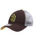Фото #1 товара Men's Brown San Diego Padres Team Rustic Trucker 9Twenty Snapback Hat