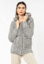 Sublevel Damen Fleece-Mantel: Kuschelige Teddyfleece Kapuzenjacke, Langarm, Warm und Bequem, Freizeitjacke in Schwarz, Rosa, Weiß, Grau